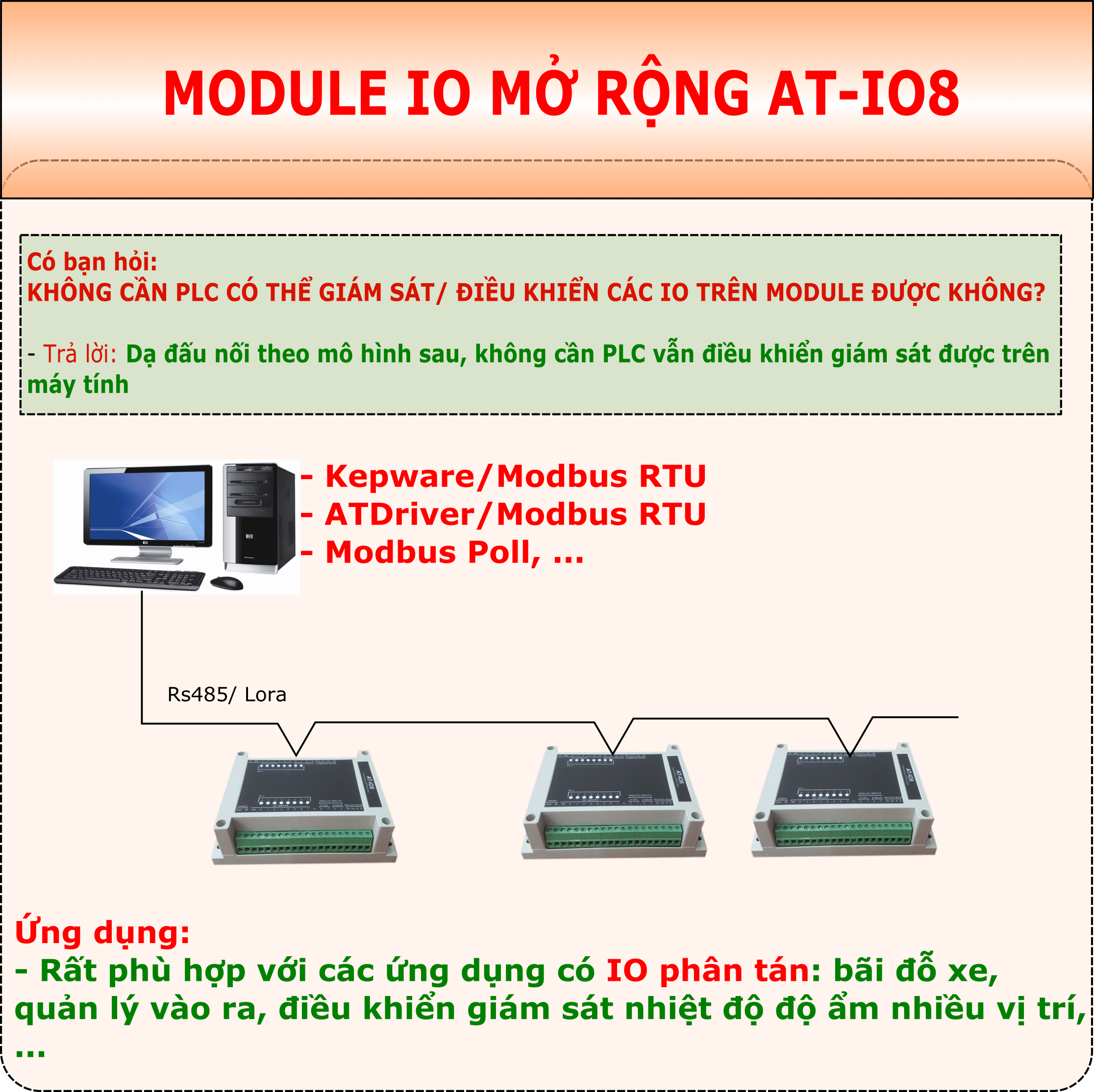 Module IO mở rộng AT-I08