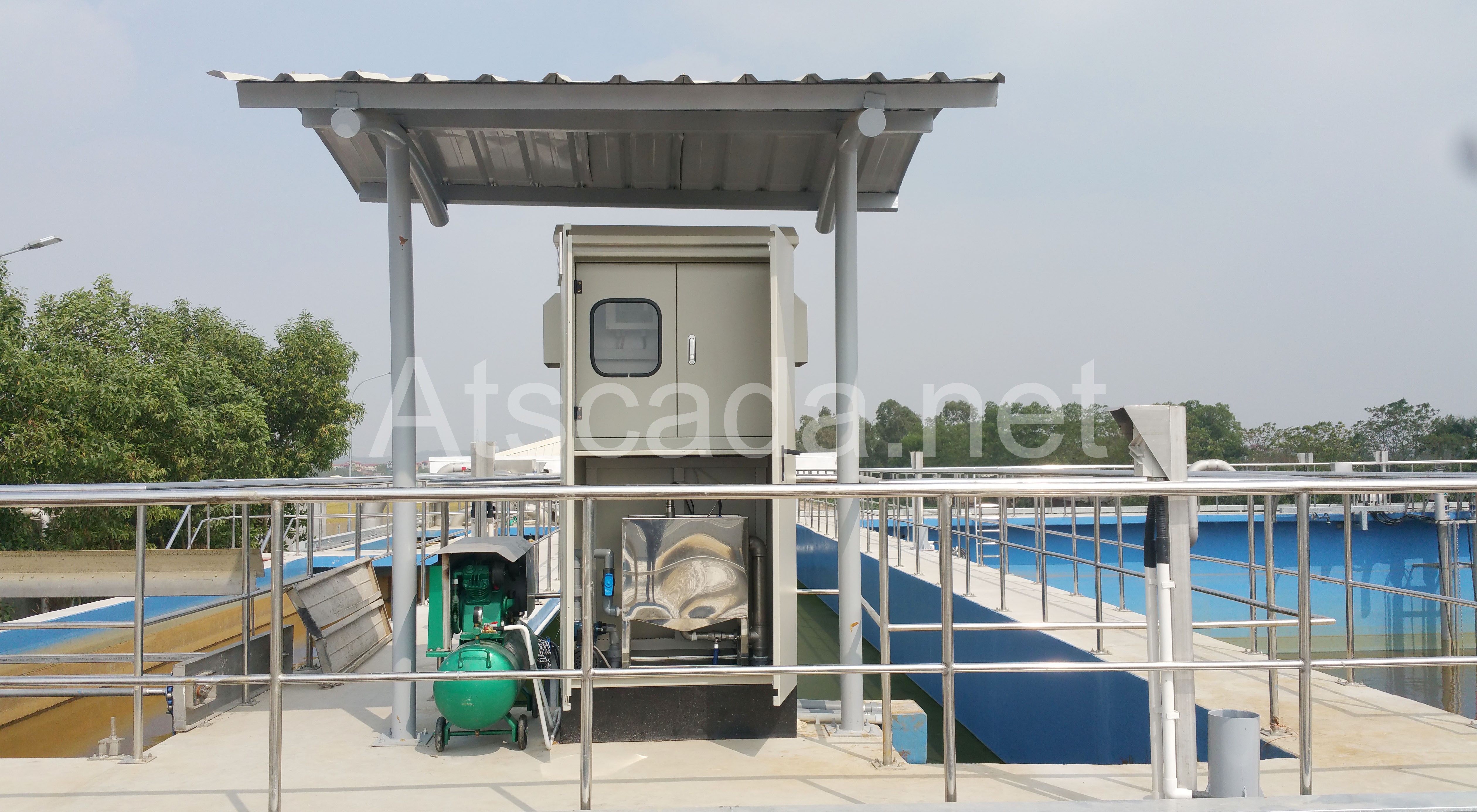 Giám sát trạm quan trắc xử lý nước thải