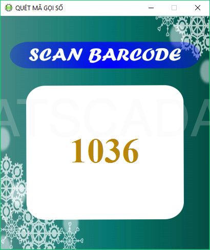 Scan Barcode để lấy số