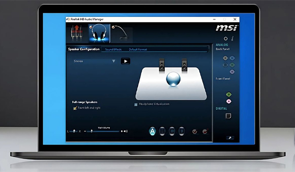 Cách khắc phục lỗi máy tính không có Realtek HD Audio Manager
