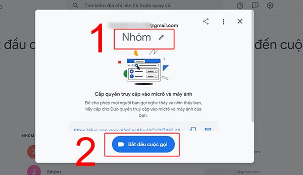 Google Duo còn cho phép bạn tạo nhóm để thực hiện cuộc gọi video với nhiều người