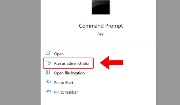 Khôi phục file bằng Command Prompt