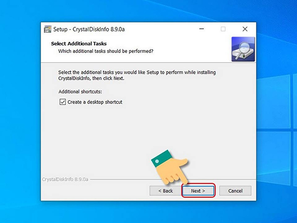 Tải CrystalDiskInfo từ website chính thức & tiến hành cài đặt