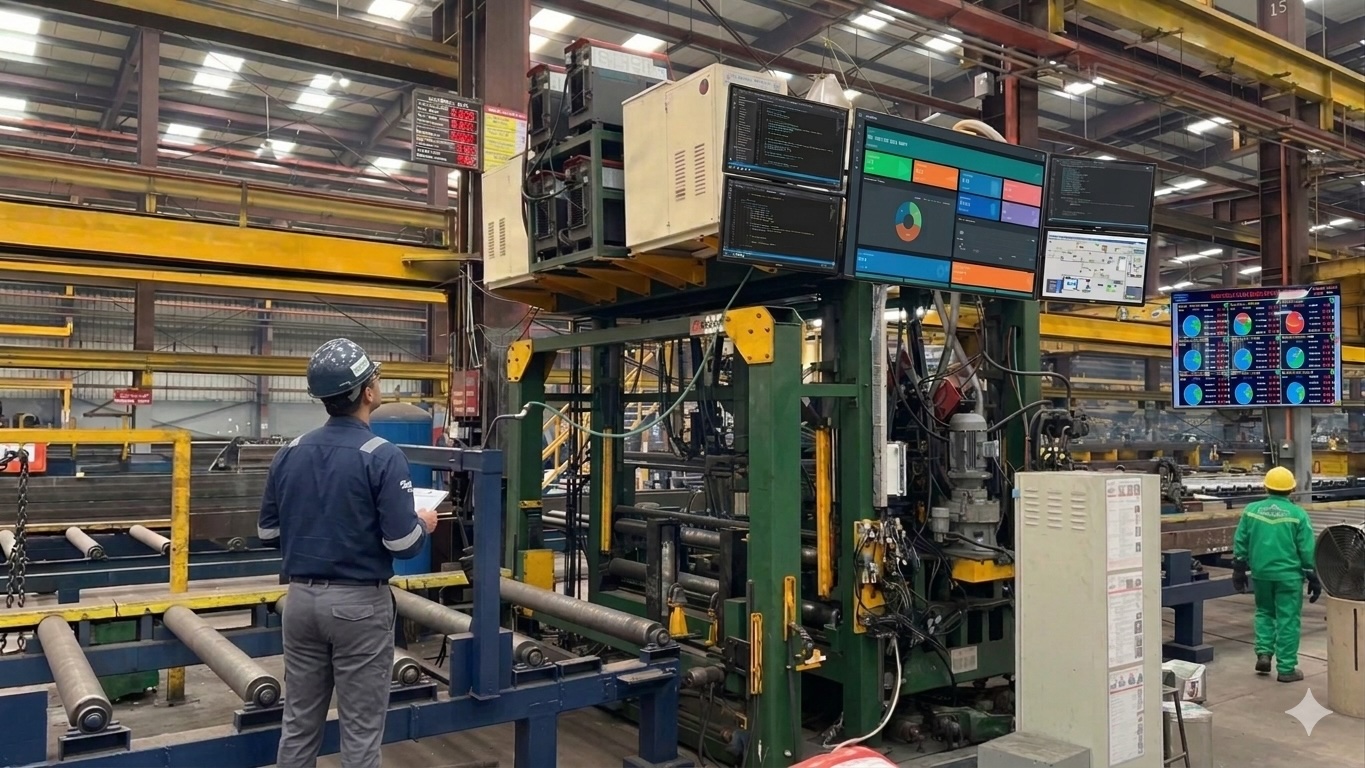 Phần mềm giám sát hoạt động máy-ZAMIL STEEL