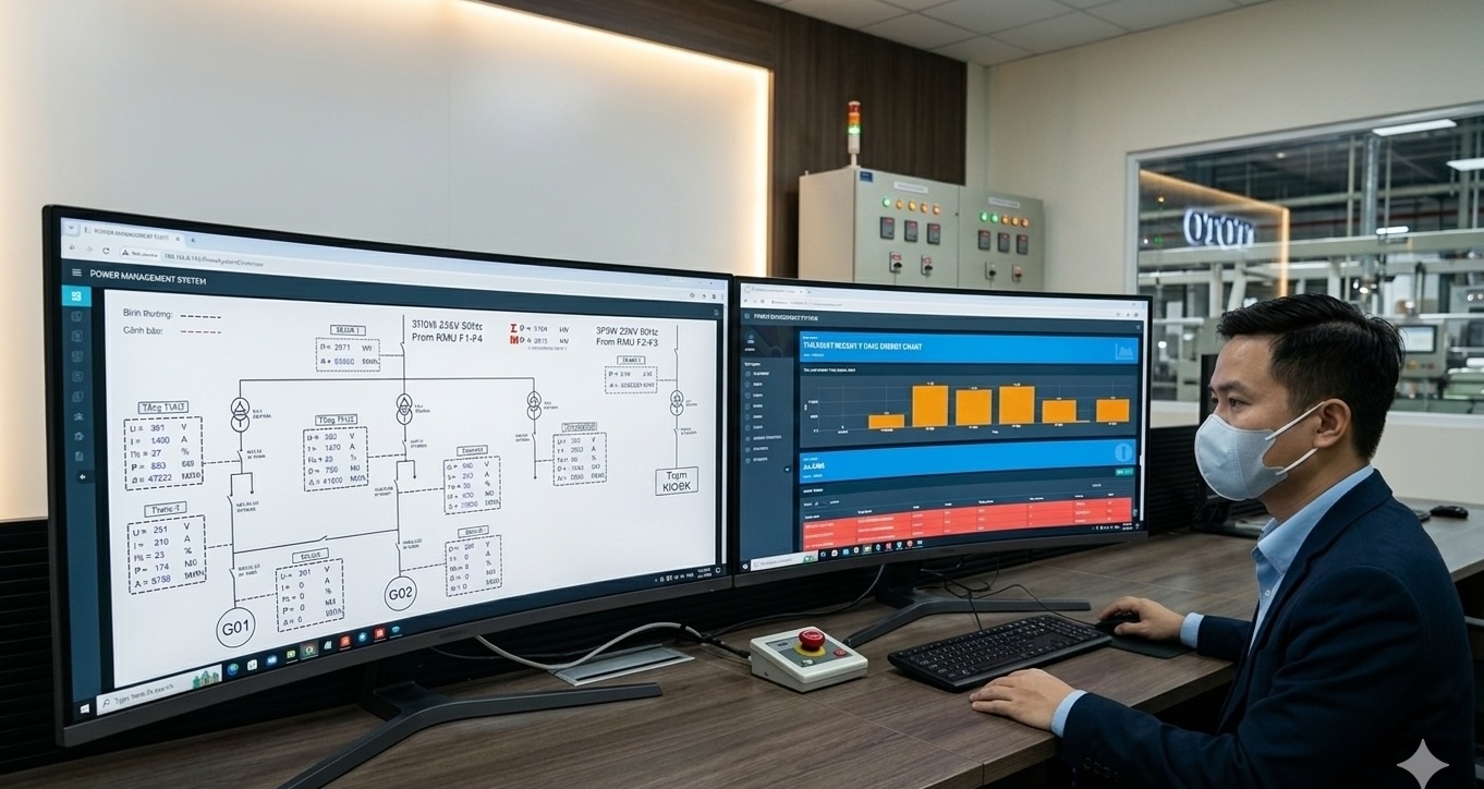 PHẦN MỀM GIÁM SÁT QUẢN LÝ ĐIỆN NĂNG PMS- CTY TOTO VIỆT NAM