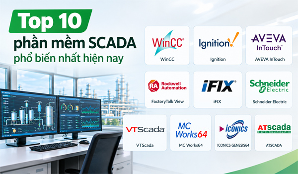 Top 10 phần mềm SCADA phổ biến nhất hiện nay