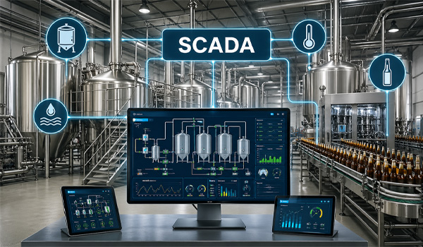 Hệ thống SCADA hiện đại cho nhà máy sản xuất bia