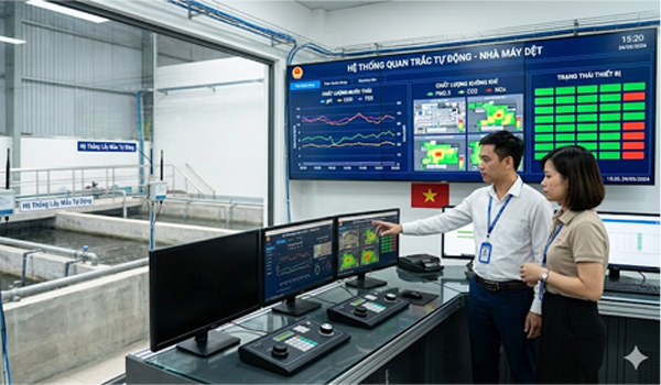 Hệ thống SCADA quản lý khí thải tự động dễ dàng truy xuất khi cần kiểm tra