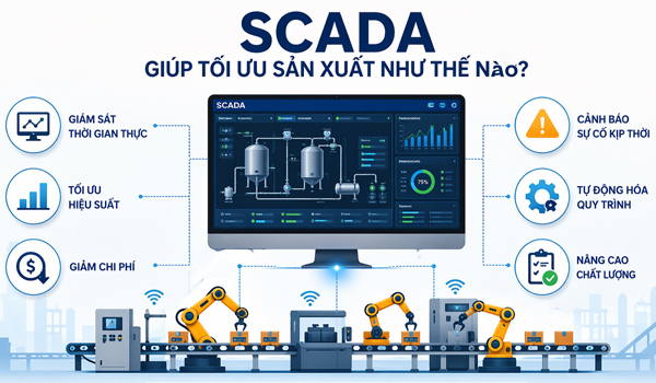 SCADA giúp tối ưu sản xuất như thế nào?