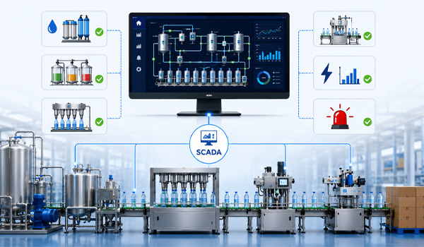 Ứng dụng của hệ thống SCADA trong nhà máy nước ngọt