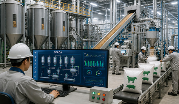 Hệ thống SCADA giúp theo dõi, giám sát quy trình sản xuất theo thời gian thực