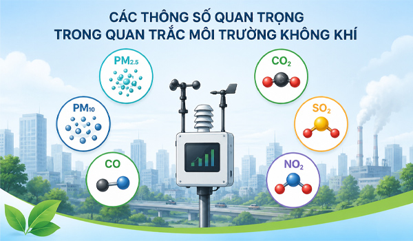 Các thông số quan trọng trong quan trắc môi trường không khí