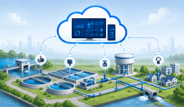 SCADA Cloud hỗ trợ giám sát bơm nước, theo dõi mực nước, kiểm soát áp suất đường ống,...