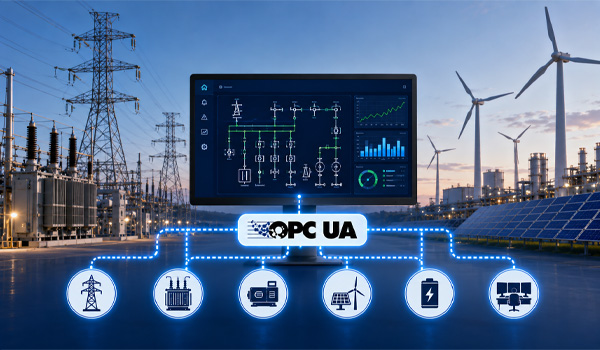 SCADA OPC UA được sử dụng phổ biến trong nhà máy điện, trạm biến áp,...