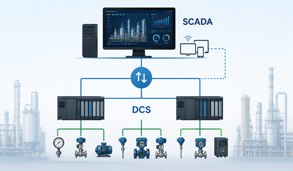 Tích hợp SCADA với hệ thống điều khiển phân tán