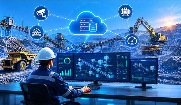 Hệ thống SCADA trong khai thác mỏ giúp thu thập dữ liệu theo thời gian thực