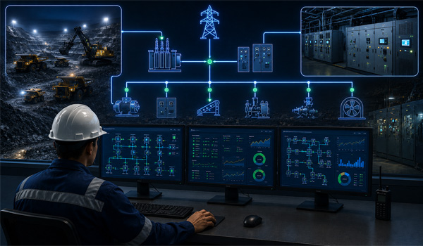 SCADA giúp giám sát hệ thống điện trong mỏ