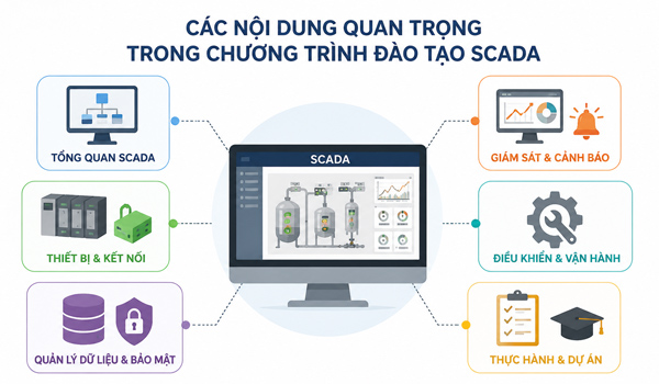 Các nội dung quan trọng trong chương trình đào tạo SCADA