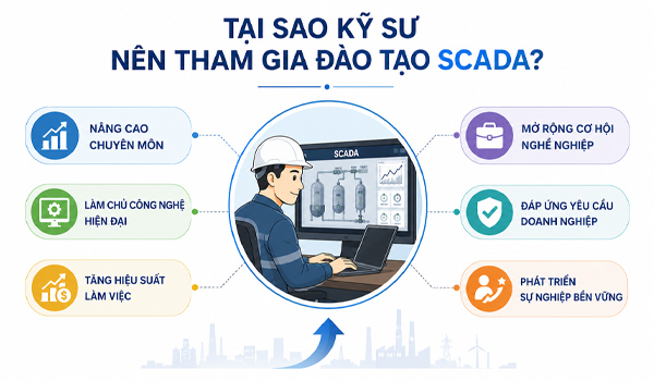 Tham gia đào tạo SCADA mang đến nhiều lợi ích nổi bật