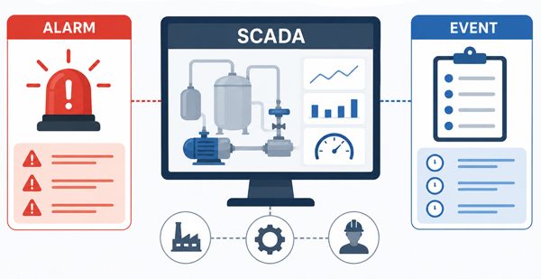 Cảnh báo (Alarm) & Sự kiện (Event) là 2 thành phần quan trọng trong SCADA