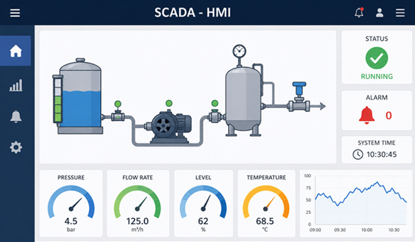 Thiết kế giao diện HMI trực quan cho SCADA