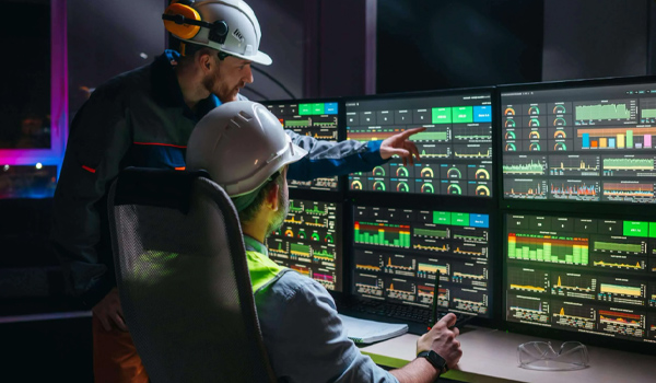 SCADA có thể thu thập dữ liệu từ PLC, lưu trữ dữ liệu lịch sử, phân tích xu hướng hoạt động,...