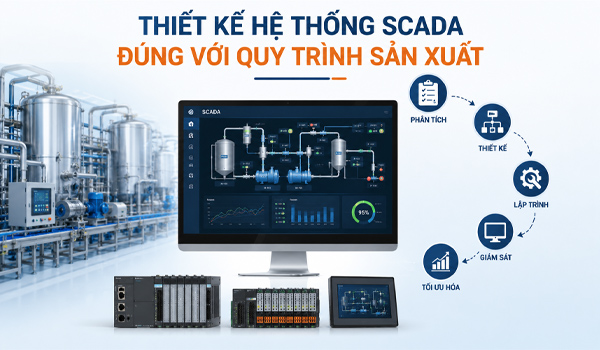 Thiết kế hệ thống SCADA đúng với quy trình sản xuất