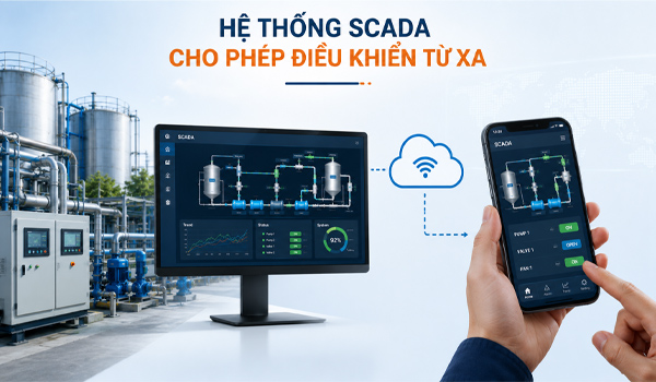Điều khiển từ xa dễ dàng trên máy tính/điện thoại có kết nối internet
