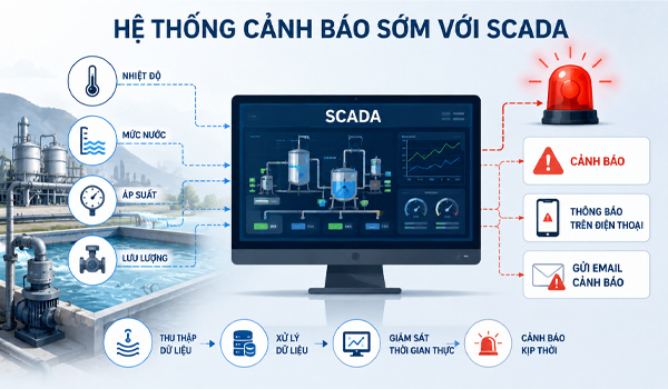 Hệ thống cảnh báo sớm với SCADA