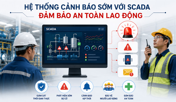 Hệ thống sẽ lập tức kích hoạt cảnh báo để nhân viên có biện pháp xử lý/sơ tán kịp thời