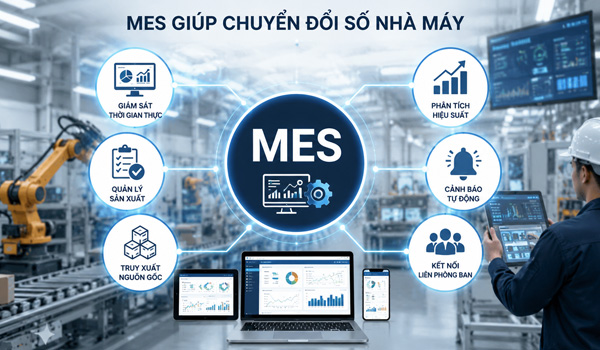 MES giúp chuyển đổi số nhà máy như thế nào?