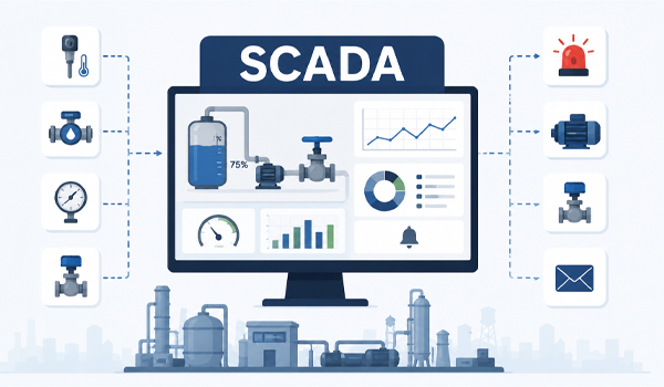 SCADA là hệ thống giám sát, điều khiển & thu thập dữ liệu