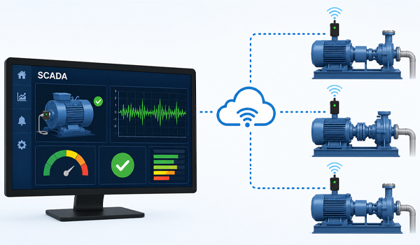SCADA giúp thu thập dữ liệu trực tiếp từ các cảm biến lắp đặt trên máy móc