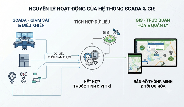 Quy trình hoạt động của hệ thống SCADA & GIS