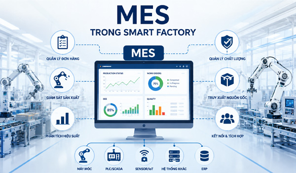 MES là hệ thống quản lý thực thi sản xuất