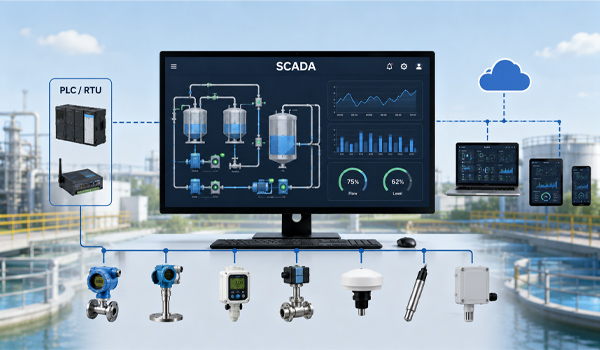 SCADA là hệ thống giám sát điều khiển & thu thập dữ liệu