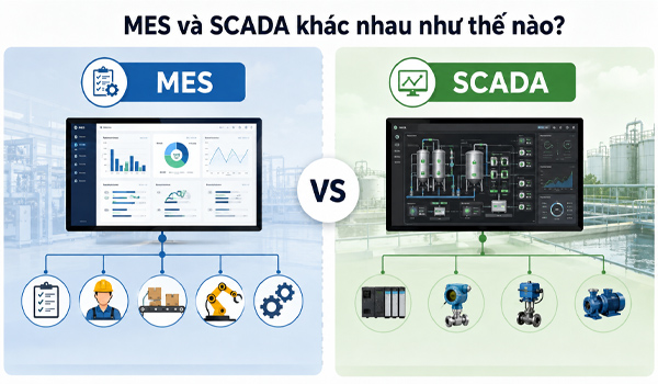 MES và SCADA khác nhau như thế nào?