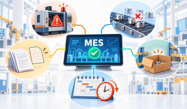 5 vấn đề sản xuất MES có thể giải quyết ngay lập tức