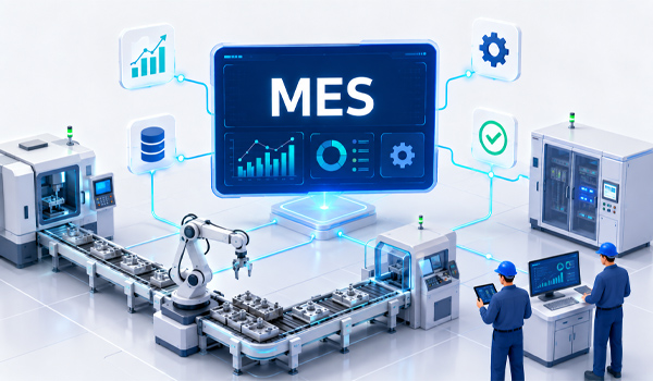 MES đi sâu vào quá trình sản xuất thực tế tại nhà máy