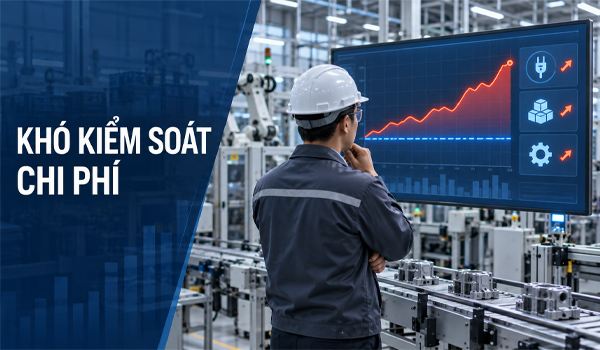 Chi phí sản xuất khó được kiểm soát